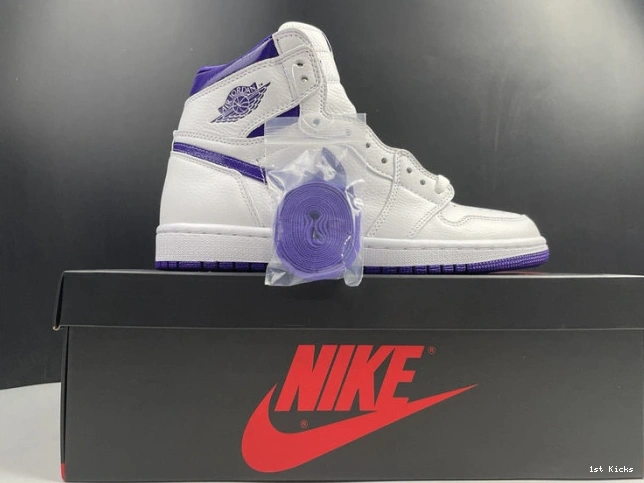 SportInspired “court 1221 purple” jordan air 1 cd0461- wmns 0110